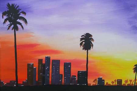 Sunset Cityscape