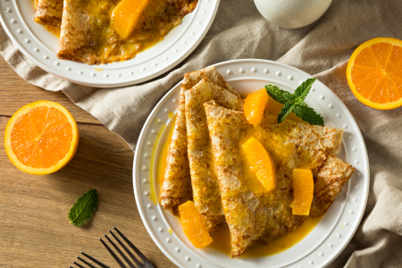 Cook Sweet Crêpes Suzette for Brunch