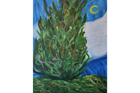 Van Gogh's “Cypress Tree”