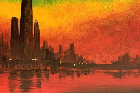 Monet's Chicago Twilight