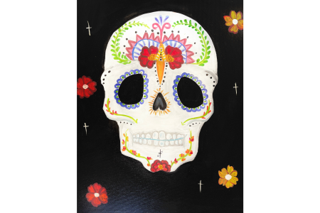 Vibrant Sugar Skull