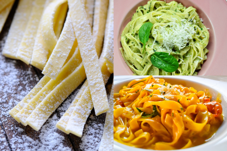 Make Fresh Tagliatelle Two Ways