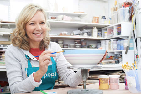 Ceramic Crafting With the Team