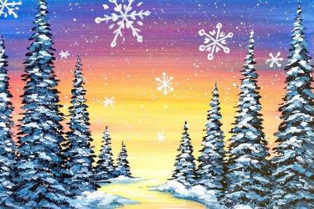 Snowflake Serenity - Boston