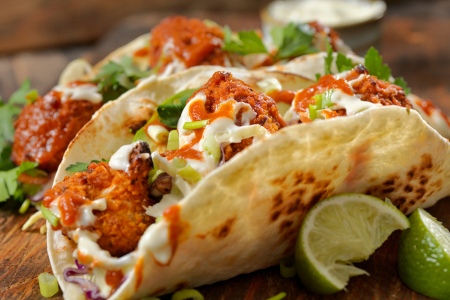 Make Hot Chicken Tacos and Handmade Tortillas