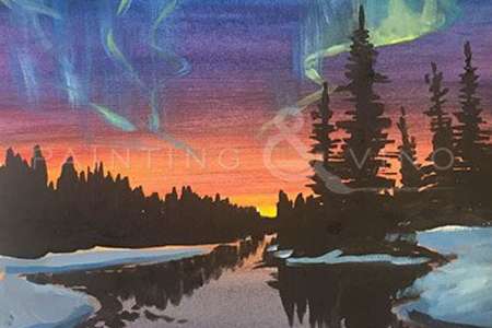 Alaskan Sky at Night