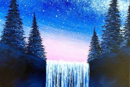 Galaxy Waterfall Forest - Chicago