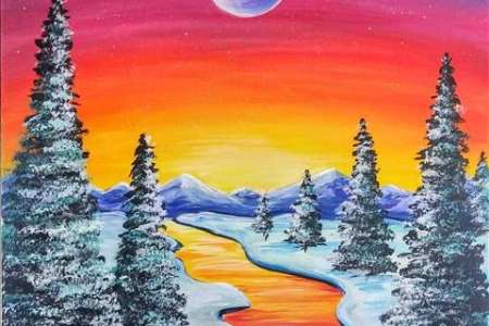 Vibrant Midwinter's Eve