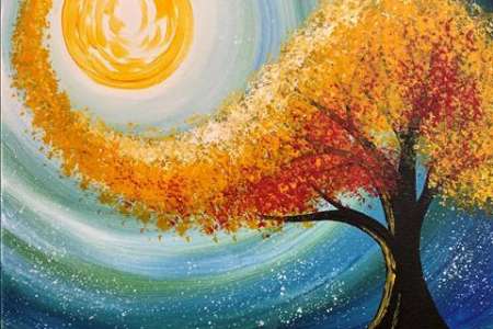 Fantasy Moonlight Woods