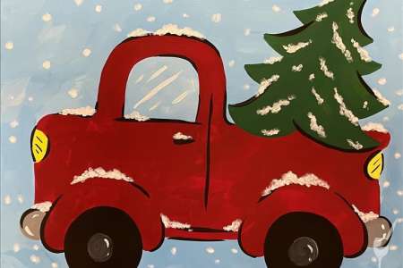 Christmas Tree Trucker