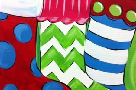 Colorful Christmas Stockings
