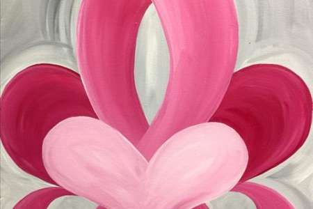 Pretty, Pink Fleur de Lis