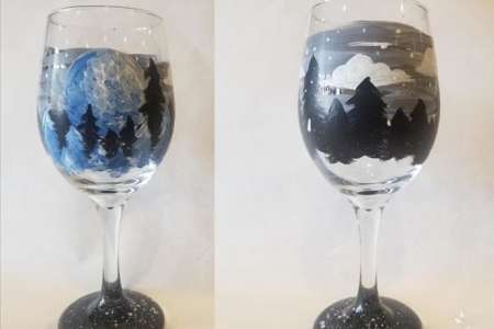 Stunning Custom Wine Glass