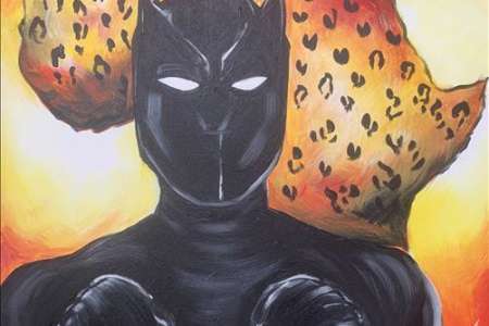 Black Panther Painting