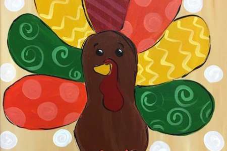 Cute, Colorful Turkey