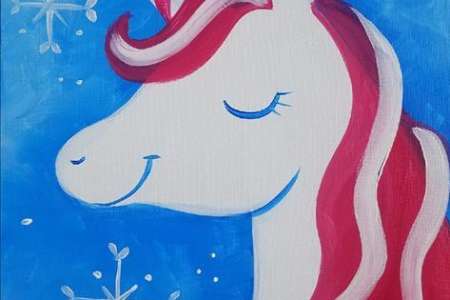 Candy Cane Unicorn Fun
