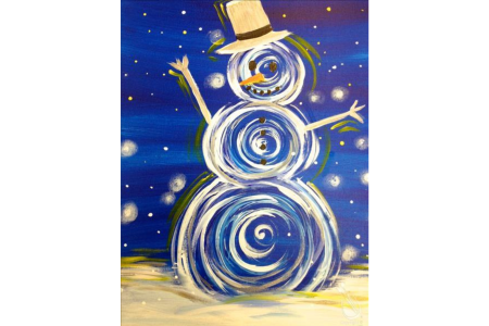 Family-Friendly Snowman Scene