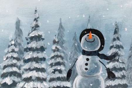 Smiling Friend in the Snow