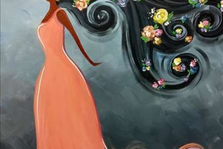 Flowing and Flowery Hair