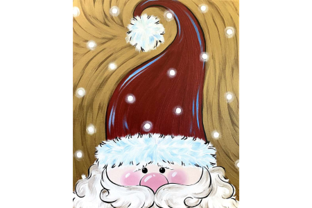 Jolly Peekaboo Santa - Boston