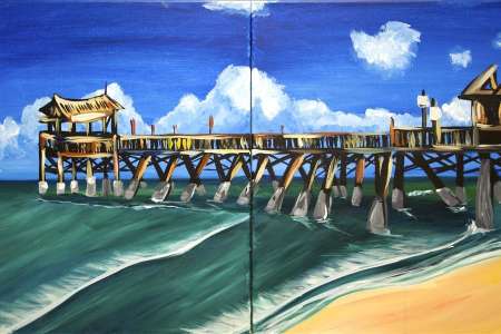 Cocoa Beach Scene for Couples