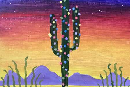 Festive Saguaro Cactus