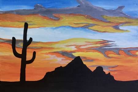 Cactus Sunset