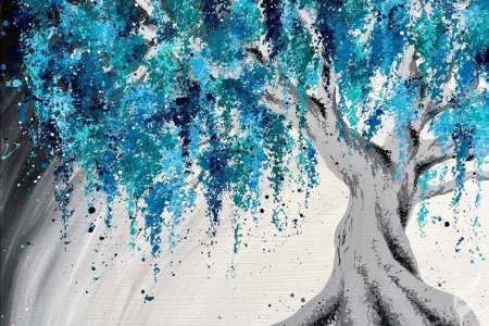 Under an Magical Blue Tree