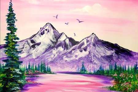 Serene Mountain Scene