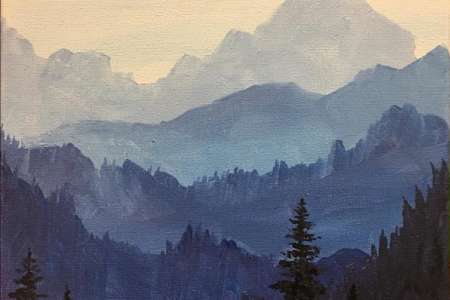 Majestic Mountain Scene