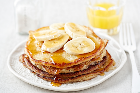 Bananas Foster Pancake Party