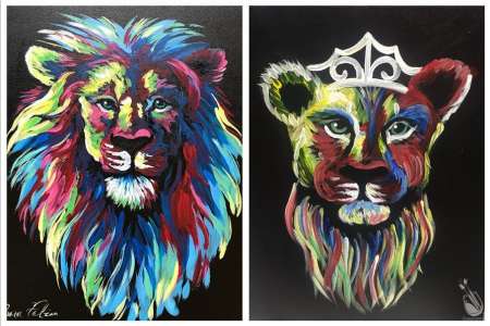 Colorful Lions - Set