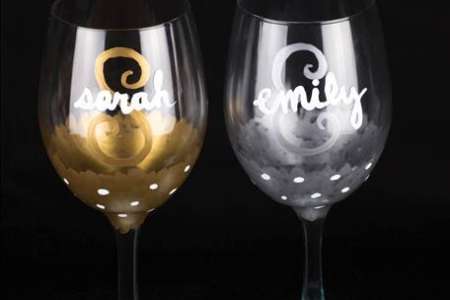 Shimmering Stemware