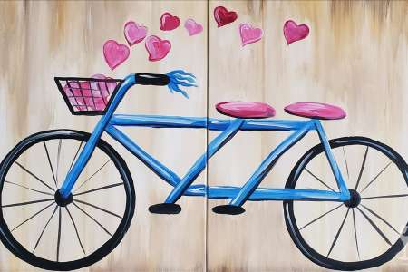 A Blue Bike for Two