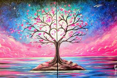 Galactic Tree of Love for Two