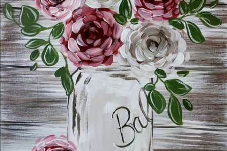 DIY Candles and Painting Florals