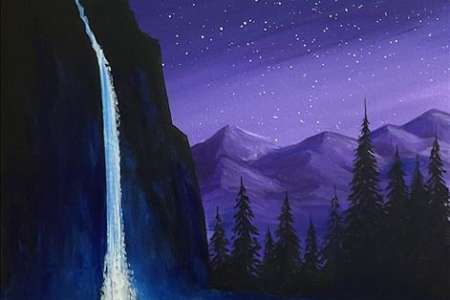 Waterfall Against the Galaxy ($3 Drinks!)