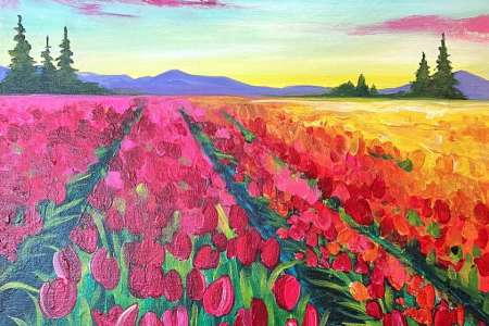 Tranquil Tulips  - Boston