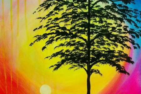 Sunset Silhouette - Boston