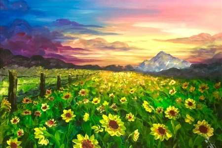 Sunflower Fields Forever + Free Mimosa