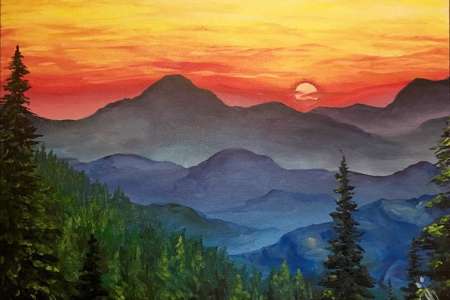Beautiful Blue Ridge Sunrise