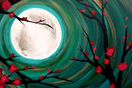 Moonlight Through the Trees - Boston