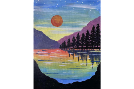 Sunrise in Cascading Color