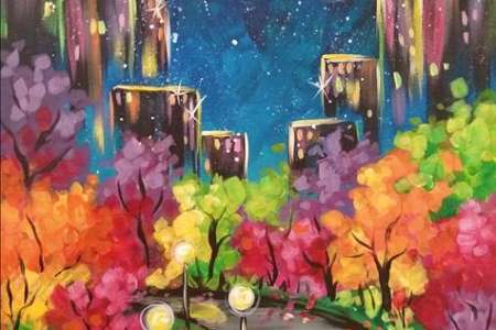 Colorful City Night