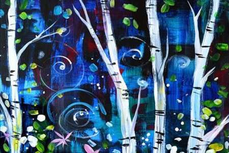 Enchanting Birch Forest