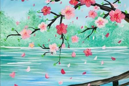 Lakeside Blossoms