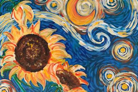 Starry Sunflowers - Boston