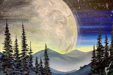 Magnificent Glowing Moonscape