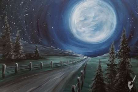 Moonlit Country Trail