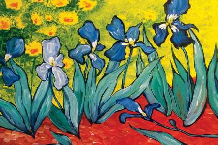 Van Gogh Les Iris - Chicago